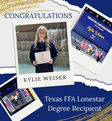 Spur’s Weiser, Molina receive honors at State FFA Convention