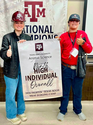 MEAT JUDGING At the Texas A&amp;amp;M University Meat Judging Camp, Calvin Hays Chapman had an great contest, placing 1st in lamb/pork, 5th in questions, and 9th overall. Henry Chapman also had a strong contest, finishing just outside the top 10. | COURTESY PHOTO