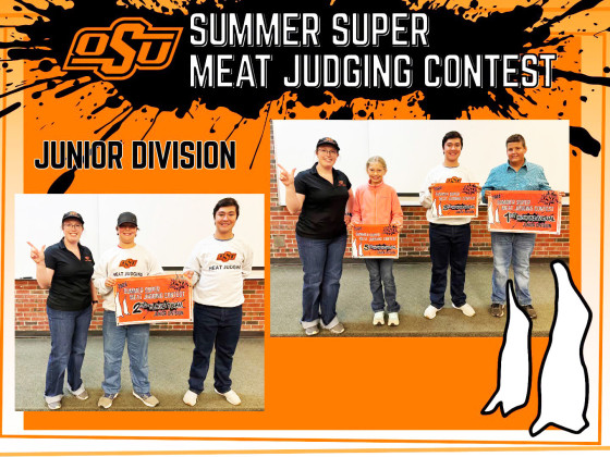 MEAT JUDGING At the OSU Super Summer Meat Judging contest, Calvin Hays Chapman placed 3rd overall, Henry Chapman placed 6th overall, and together the brothers were named the Reserve Grand Champion Team. | COURTESY PHOTO
