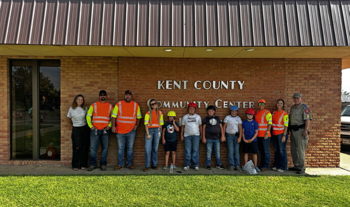 KENT LIBRARY BIKE RODEO At the Kent County Library last week, the Texas Department of Transportation and the Kent County Library teamed up to teach local youngsters bike safety as a part of the library’s summer reading program. Youngsters brought their own bikes, learned about bicycle safety and received a free helmet. | COURTESY PHOTOS