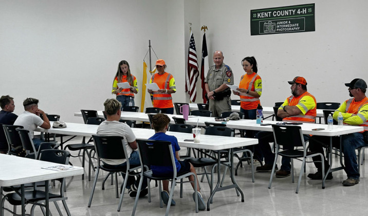 KENT LIBRARY BIKE RODEO At the Kent County Library last week, the Texas Department of Transportation and the Kent County Library teamed up to teach local youngsters bike safety as a part of the library’s summer reading program. Youngsters brought their own bikes, learned about bicycle safety and received a free helmet. | COURTESY PHOTOS