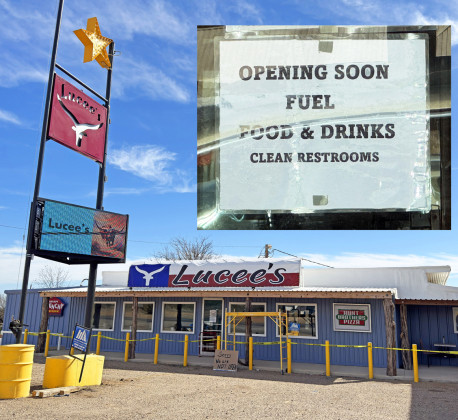 Those driving through Dickens these days have observed the Boyd family making lots of updates — including installation of gas pumps, outfitting the store interior, including a hot food serving area, and mounting of brightly lighted signs. The note on the door reads“Coming Soon,”and for many eager patrons, it can’t be soon enough! Watch our pages for details. | THE TEXAS SPUR
