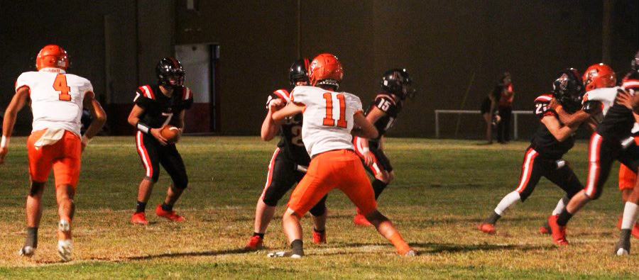 PATTON FALLS The Patton Springs Rangers fell to the undefeated-in-district Paducah Dragons 58-0 at home Thursday night. | COURTESY PHOTO