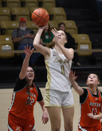 JAYTON GIRLS The Jayton Lady Jays varsity girls basketball team are District Co-Champions and will play Aspermont Friday night in Post for a playoff seeding game. | JAYBIRD MEDIA PHOTO