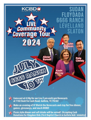 KCBD Community Tour in Guthrie July 10