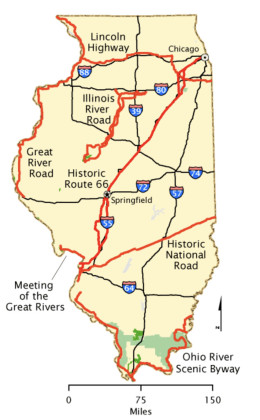 Route 66 in the Land of Lincoln