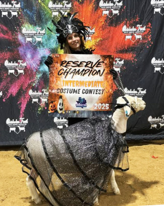 PAISLEY SMITH, RESERVE CHAMPION, COSTUME CONTEST