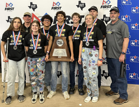 STATE HONORS Congratulations go to the Jayton robotics team for placing 2nd in state competition in the 1A-4A division. | COURTESY PHOTO