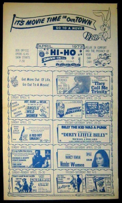 Spur Hi-Ho Drive-In poster April