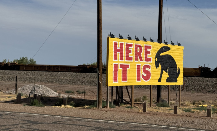 HERE IT IS On July 8, our crew traveled through Joseph City, Arizona, to visit the famous Jack Rabbit Trading Post and snap a photo of its iconic billboard. | TEXAS SPUR