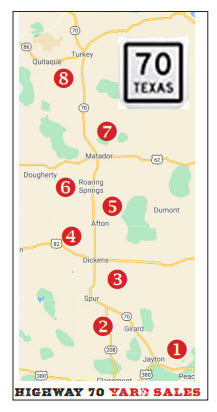 Highway 70 Garage Sales set for May 4