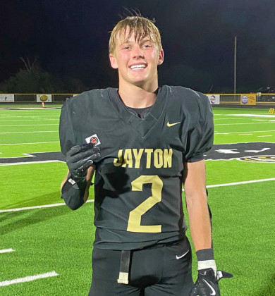 TEXAS 1A FAN STANDOUT Jayton’s Bode Hamm was selected as Texas 1A Fan’s Sticker Player of the Week. | TEXAS 1A FAN PHOTO