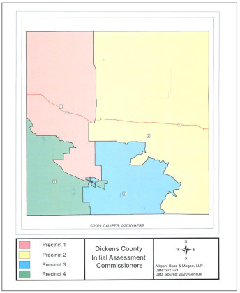 Dickens Commission approves precinct redistricting