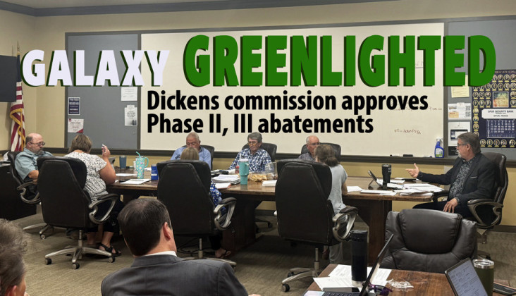 DICKENS COUNTY presented negotiated agreements for county commissioners’ consideration following a public hearing Sept. 14. | TEXAS SPUR