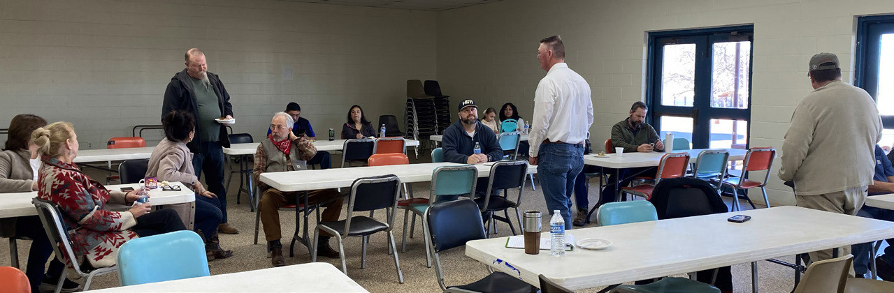 Former trooper stumps for sheriff’s job in