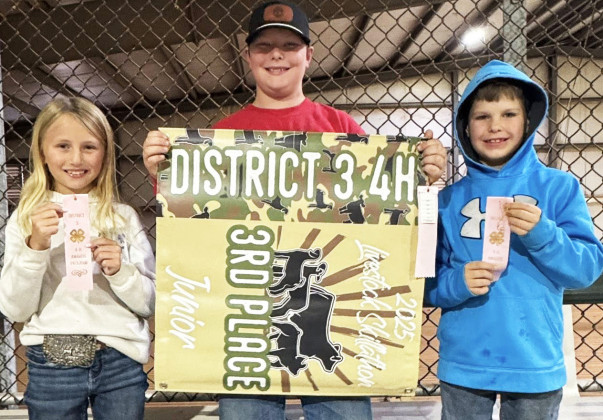 4-H COMPETITIONS Dickens County 4-H JuniorTeam were Steeley Smith, Henry Chapman and Bellamy Stringer. | AMANDA SPIVA PHOTO