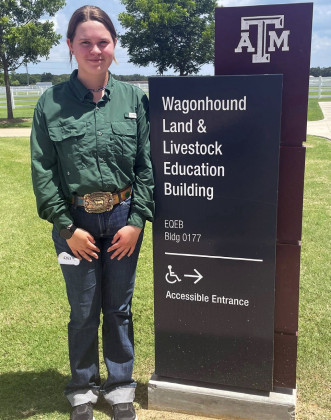 LIVESTOCK SKILLATHON Maquinna Branum competed in the livestock skillathon. | COURTESY PHOTO