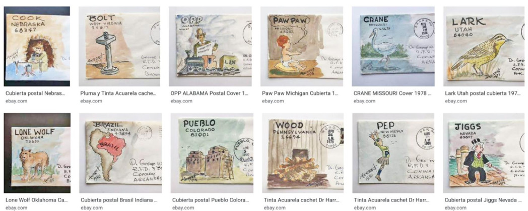 Dr. Harrod’s 1977 Spur postal cover returns to town decades later