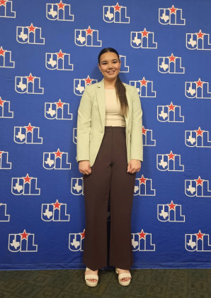 Melody McClane represented Jayton-Girard ISD at State Congress at the University of Texas in Austin. | COURTESY PHOTO