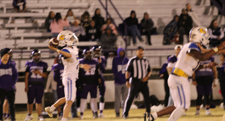 BULLDOGS BATTLED ferociously throughout their 2025 varsity football season—but Coach Tate Clark praised the team for never giving up. In their final gane, Netherlands exchange student Matthijs De Boer scored multiple times in the only American high school football game in which he was able to play. | COURTESY PHOTOS