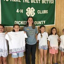 Dickens 4-H hosts sewing camp