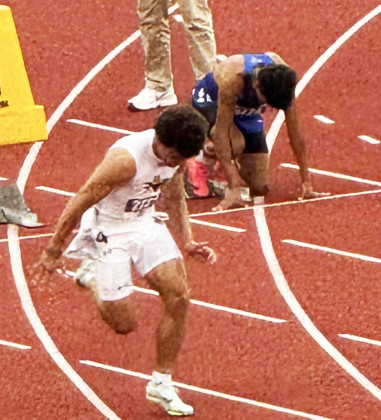 Spur's Pesina competes at State track