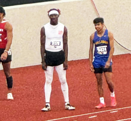 SPUR STATETRACK Margarito Pesina placed 8th in the 100-meter run at the State track meet last weekend. He was the 8th fastest runner in the state in 1A. | COURTESY PHOTOS