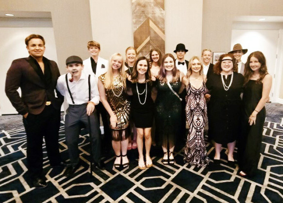 A ROARING GOOD TIME Jeri Holcomb's Texas 4-H Congress contingent closed out their week in Austin in July with a Roaring Twenties-themed party. | COURTESY PHOTO