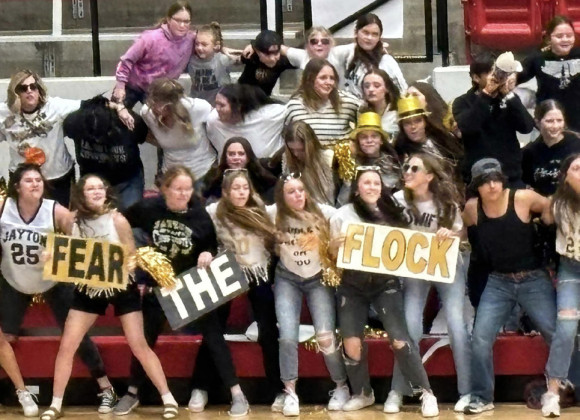 AREA CHAMPS The Jaybirds move on to the regional quarterfinal after a 58-38 win over Whiteface to earn the area championship. They were set to play Morton at Frenship Tuesday at 6 p.m. | COURTESY PHOTOS