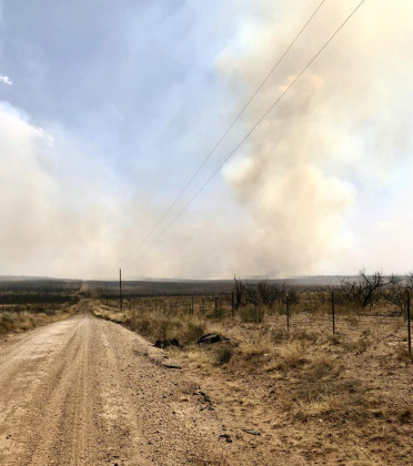 Dickens county grass fire burns 2,300 acres; houses and livestock saved