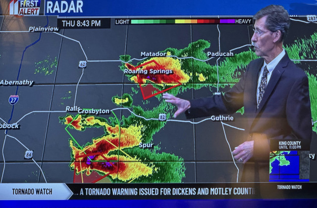 Caprock Country experiences rare storm phenomena April 24
