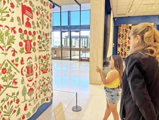 A CENTURY This quilt, on display at the Museum of Texas Tech, dates to 100 years ago. | COURTESY PHOTO