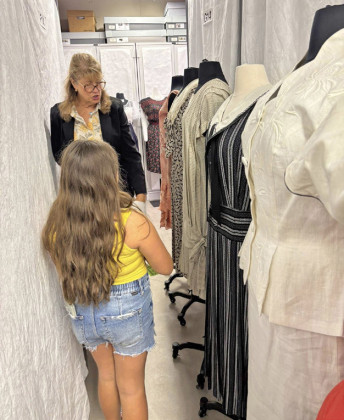 A PREVIEW Dickens 4-H Club members got a sneak peek at the next exhibit at the MuseumofTexasTech. | COURTESYPHOTO