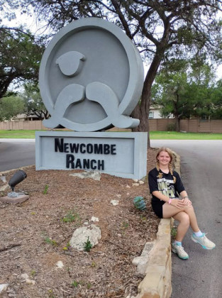 Lady Jaybird Gracelyn Raimer has been representing Jayton this week at the Newcombe Tennis Ranch in New Braunfels. Stay tuned to next week’s issue for results. | COURTESY PHOTO