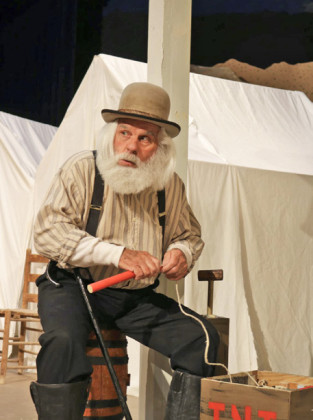 Glenn Polk steps down from the stage, but not from the story