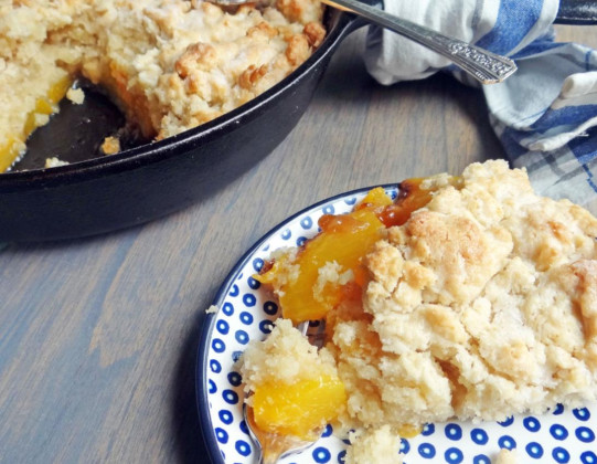 Peach crumble a taste of summer as fall approaches