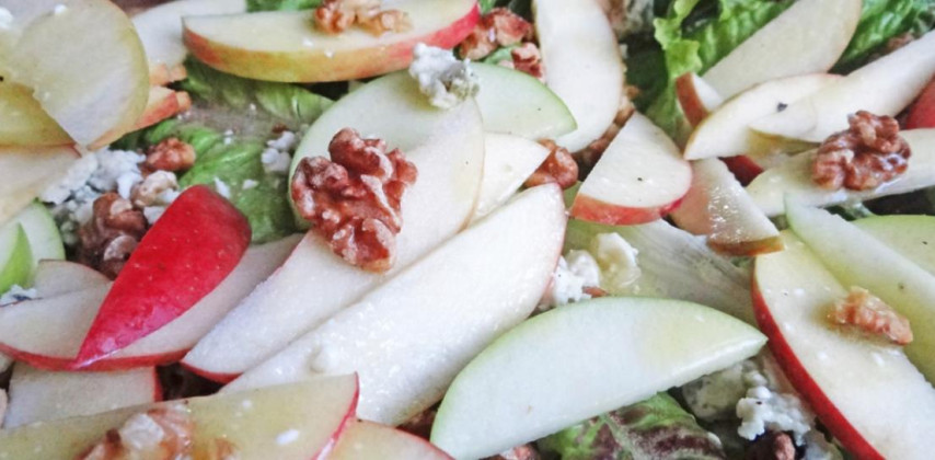 Savory Apple-Walnut Salad