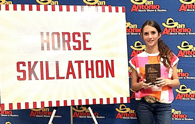 AT THE MAJORS Paisley and Steeley Smith headed to San Antonio for the Dorper Sheep Show, where they placed 3rd and 4th with their rams and had a 9th place ewe. | DICKENS COUNTY 4-H