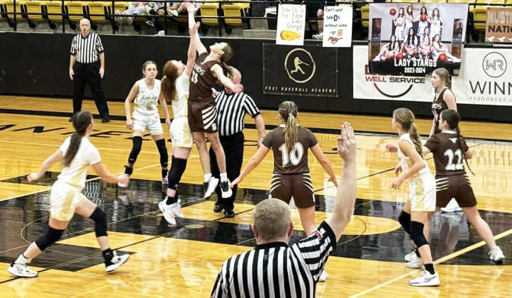 ONTO REGIONALS The Jayton Lady Jaybirds defeated the Sands Lady Mustangs 40-20 Friday night in Post. On Tuesday night, the #20-in-the-state Ladys Jays were to face the #12-in-the-state Borden County Lady Coyotes at Frenship at 6:00 p.m. | COURTESY PHOTOS