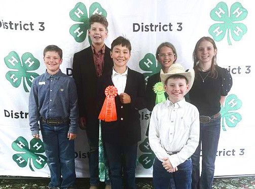 Dickens 4-H competes in Quiz Bowl, District Round-Up