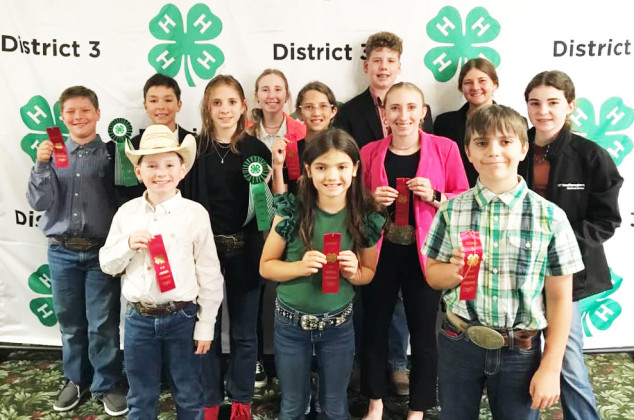 Dickens 4-H competes in Quiz Bowl, District Round-Up