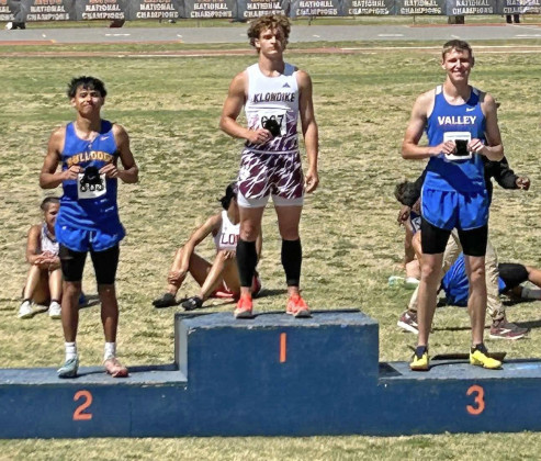 Margarito Pesina placed 2nd in the 100 meter event and is a State qualifier.