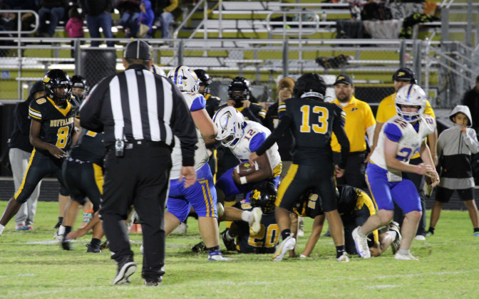 Bulldogs fall to Petersburg Buffaloes in district play