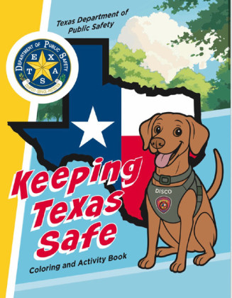 DPS launches 90 days of safety campaign, keeping Texas safe coloring book
