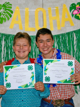 CalvinHays Chapman and Henry Chapman each earned the Community Service Award.