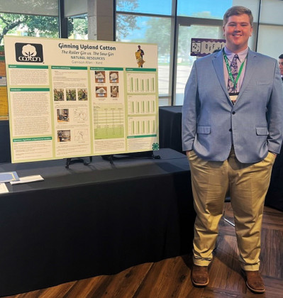 KENT 4-H HONORS Garrison Allen competed in the 2024 State 4-H Roundup June 6 in College Station, placing 5th statewide with his Science Fair project. | COURTESY PHOT