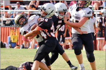 WINNING WAYS The Jayton Junior High football team defeated Ira at home last week, 34-26. | AMANDA MCGEE PHOTO