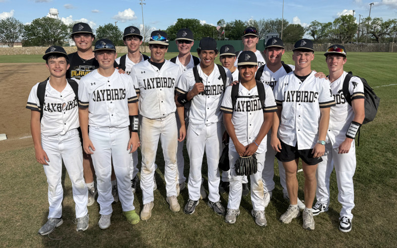PLAYOFF SHOT The Jayton Jaybirds baseball team’s chances of a playoff spot remain likely—all they have to do is defeat Aspermont on Wednesday, April 15 (results not available at press time). | SUE JANE SULLIVAN