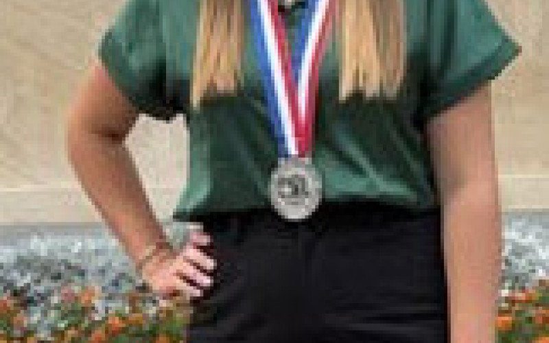 STATE RUNNER-UP Congratulations go to Lainey Baldridgeonher2ndplacefinish in Feature Writing at the State UIL Meet. Competing against the best writers in the state is no small accomplishment. | COURTESY PHOTO