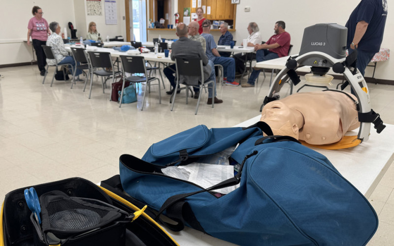 Kent Co. Lions Club learns life-saving measures from Kent Co. EMS
